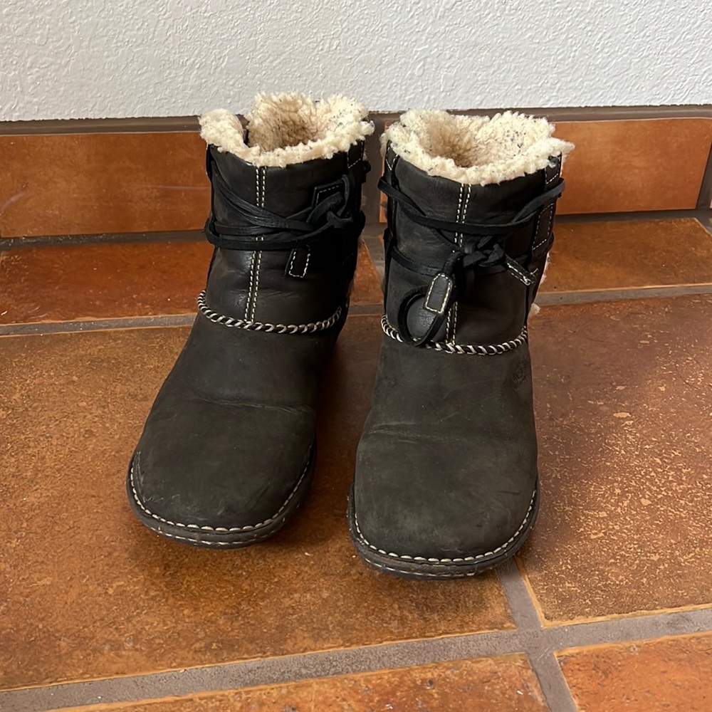 UGG lace up booties